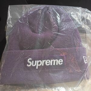 Supreme Purple Beanie